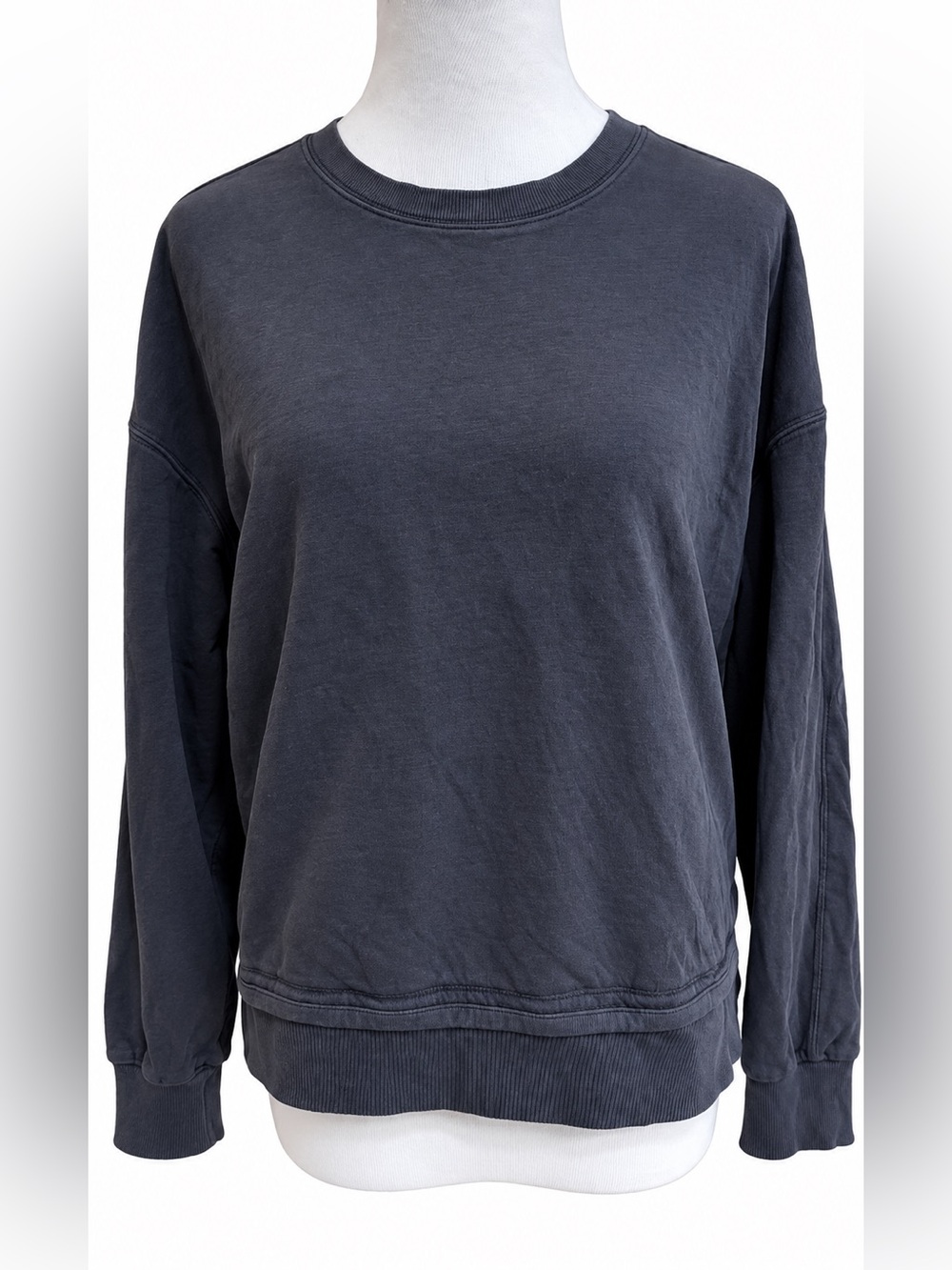 Athleta Charcoal Gray Crewneck Sweatshirt